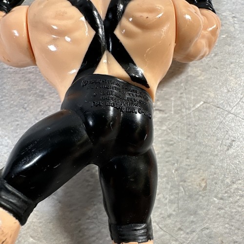 Ludvig Borga 1994 WWF Hasbro Action Figure Toy Vintage Series 11 Green Card - Picture 7 of 9