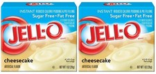 Jello Sugar Free Cheesecake Instant Pudding & Pie Filling Mix 2 Pack