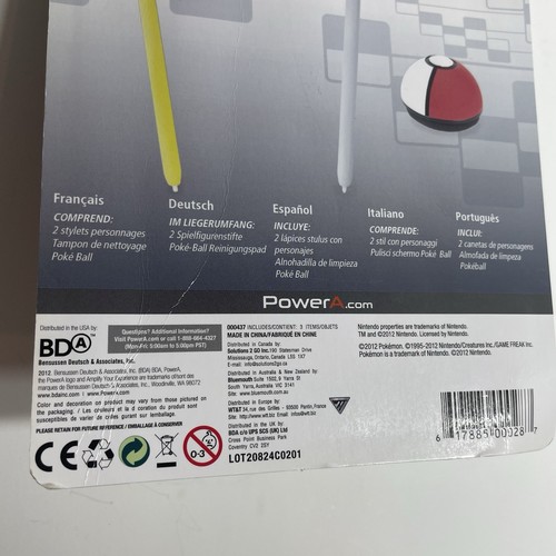 Pokemon Dual Stylus Kit - Nintendo 3DS 2012 **BRAND NEW** Pikachu Pokeball Snivy - Picture 5 of 5