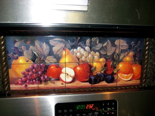 Piastrella Art Vivid Color Ceramica Frutta Uva Backsplash #115 - Foto 2 di 3