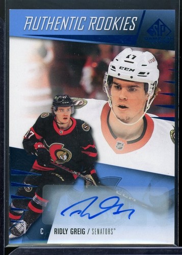 2023-24 SP Game Used Autographs #222 Ridly Greig