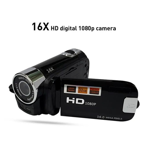 2.4'' Digital Video Camera Camcorder 1080P 16MP 16X Vlogging Camera Night Vision - Picture 7 of 12