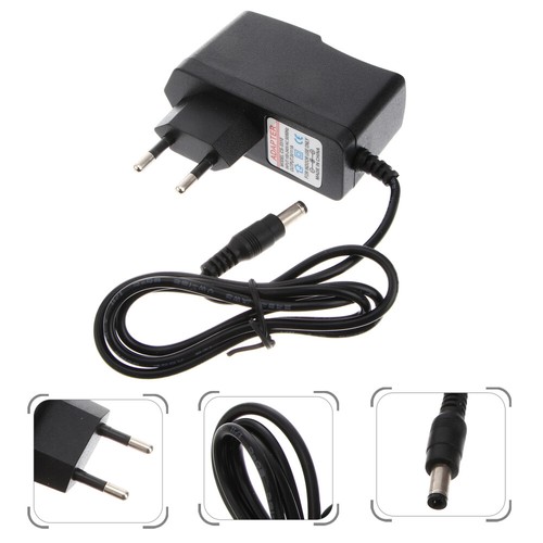 AC 100-240V 3V 1A 5.5mm x 2.1mm Power Adapter Charger with - (Black) - 第 5/12 張圖片