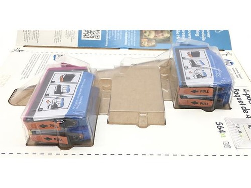 SEE PICS 2019! Genuine HP 564XL Color Photo Black Ink Cartridges D8J62BN 4 Pack - Picture 2 of 3