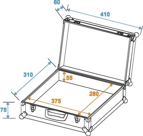 (Case) passen Für Shure SLXD24E SM 58 / Beta 58 C 17 - Bild 3 von 3