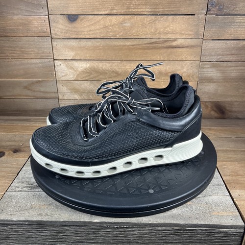 Ecco Cool 2.0 Womens Size 7 Black Leather Gore-Tex GTX Sneakers Shoes 37 - Picture 3 of 10