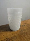 Beautiful Vintage Hobnail Milk Glass Cup Juice Water Drink 4.25" Tall 3" Wide
