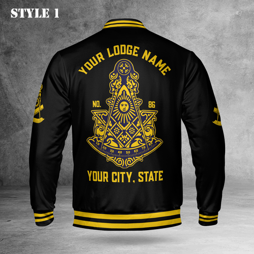 Personalized Name Past Master Freemasonry  3D Baseball Jacket S-5XL - Picture 3 of 8
