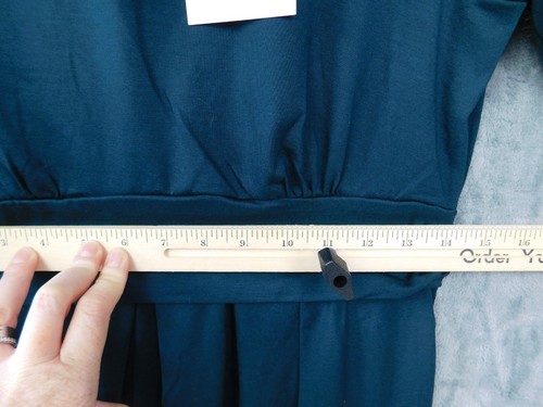 Seraphine Dress Womens 4 Maternity Nursing Green Emerald Long Sleeve NEW NWT - Picture 11 of 13