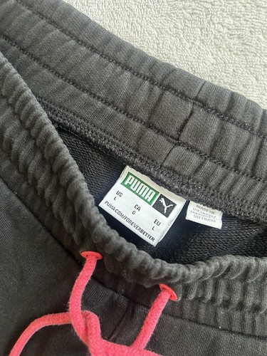 Puma Sweatpants Black And Green With Pink Details - Picture 4 of 13