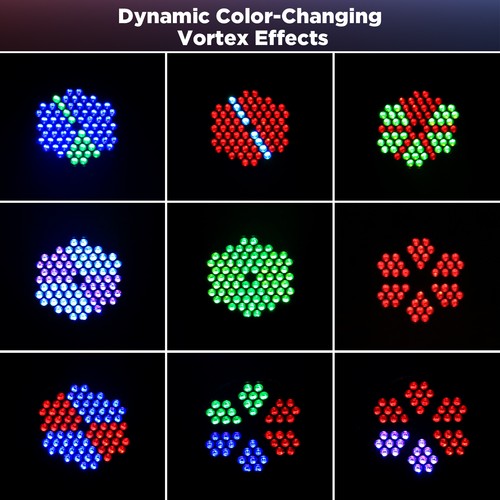 300W 72LED PAR Luces RGB Iluminación de Escenario DMX Fiesta Show Luz 3 en 1 Efecto Luz - Imagen 5 de 8
