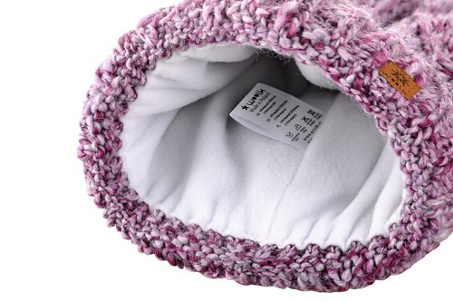 Winter Beanie 2 Bobbles Hat Warm Large Faux Fur Pom Pom Ladies Made in Poland - Picture 42 of 42
