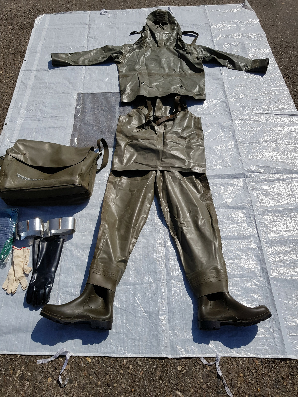 Kombinationsversion Bundeswehr Abc Schutzanzug Gummianzug Ganzkorperanzug Latzhose Gr 1 Und 2 Rubber Kostenloser Versand Landesweit Cafepar Com Py