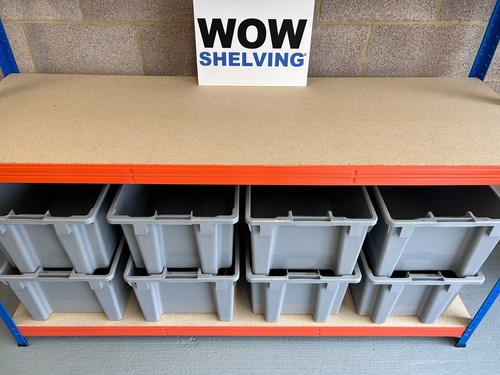 WOW Plastic Crates Storage distribution Bins Boxes stack & nest totes garage - Picture 7 of 7