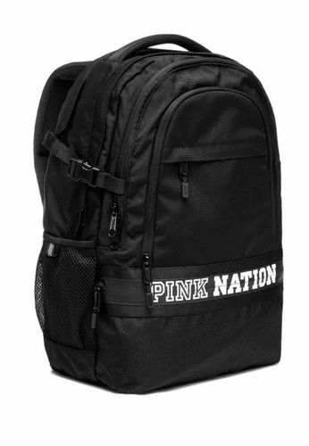 NWT Victorias Secret PINK Marl Campus Backpack Camo Gold Black Orchid Rhinestone - Picture 22 of 26