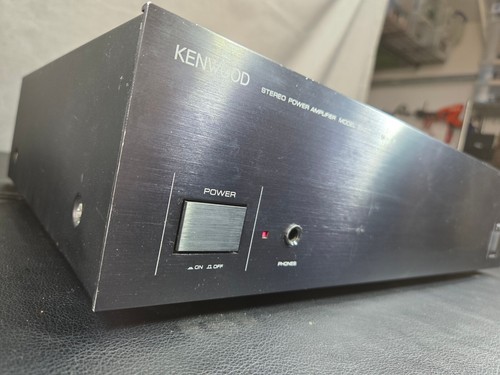 Kenwood Stereo Power Amplifier Model Basic M1 Powers No Audio for Parts Repair - Picture 5 of 24
