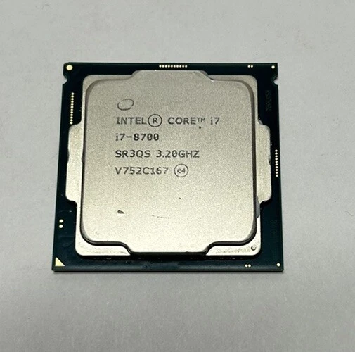 Intel LGA 1151/H4 Socket Type Intel Core i7-8700 Processor Model