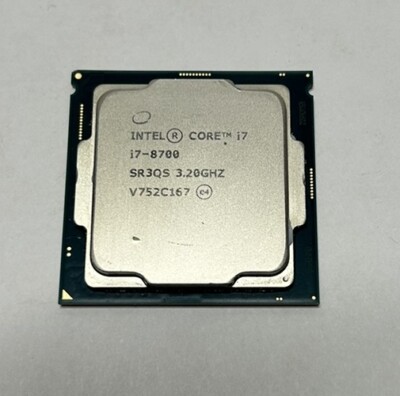 INTEL CORE i7-8700 3.2GHz 6-CORE LGA1151 SR3QS CPU PROCESSOR