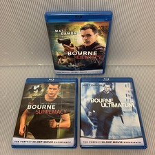 The Bourne Trilogy (Blu-ray Disc, 2010, 3-Disc Set) ~ Ludlum, Matt Damon