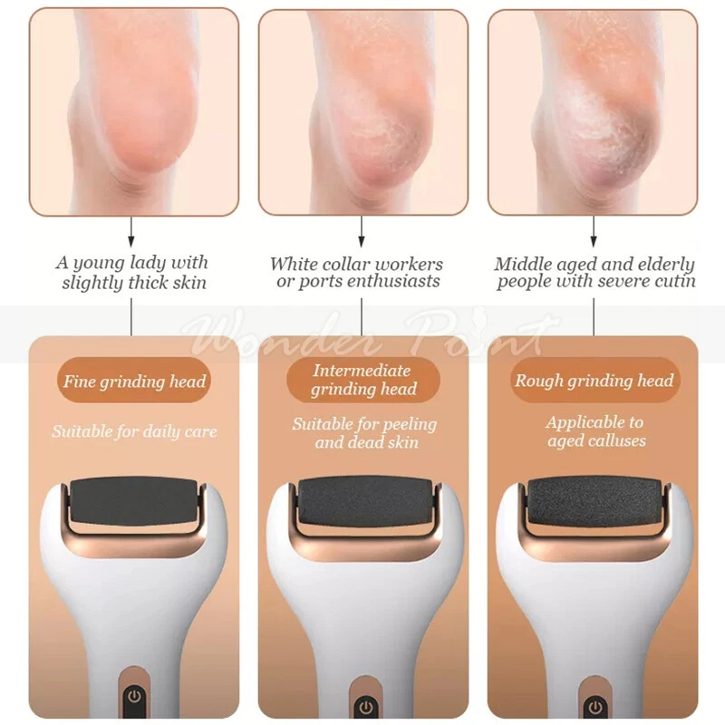 Professioneller elektrischer Fußschleifer Feile Hornhaut abgestorbene Haut Entferner Pediküre Werkzeug - Bild 4 von 4
