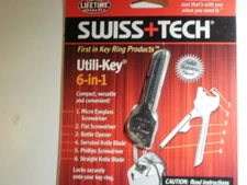 Swiss+Tech Utili-Key 6-in-1 Key Chain Multi-Tool