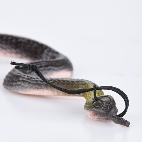 16" Real Rubber Toy Fake Snake Safari Garden Prop Joke Prank Halloween Gift a - Picture 7 of 8