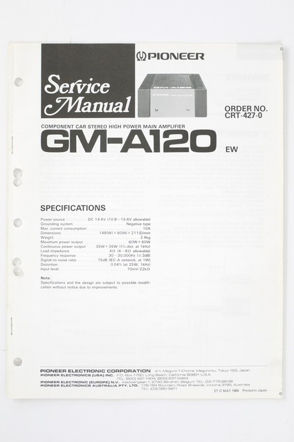 Pioneer Gm