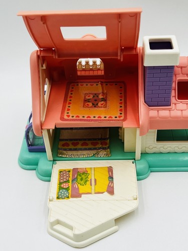 Vintage Fisher Price Smooshees Kuscheltiere zu Hause Puppenhaus Ferienhaus 1988 - Bild 7 von 17