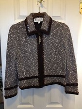 St. John Collection by Marie Gray Sweater/Jacket Size 4