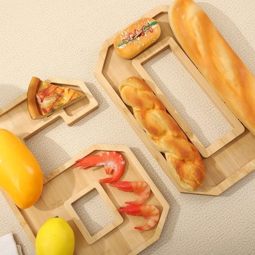 Number Letter Food Tray Fillable For Food Wooden Number Charcuterie Board Home - Picture 5 of 24