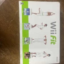 Nintendo - Wii Fit Balance Board & Wii Fit Game Bundle 2008 OPEN BOX