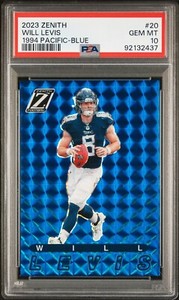 2023 Panini Zenith 1994 Pacific #20 Will Levis 1994 Pacific-Blue PSA 10 POP 11