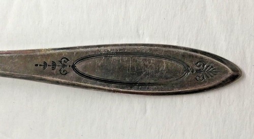 Community Plate Oneida Vintage Silverplate großer Servierlöffel 1917 Adam Patina - Bild 2 von 5