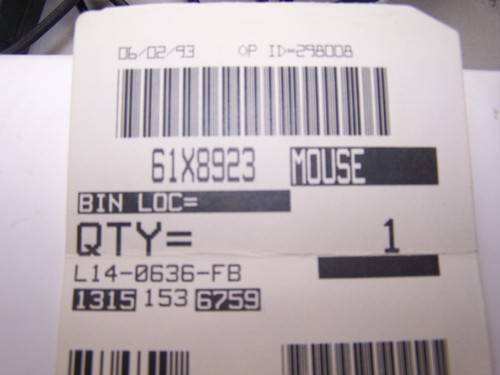 Vintage IBM PS/2 Mouse 61X8921 New Old Stock - Picture 4 of 6