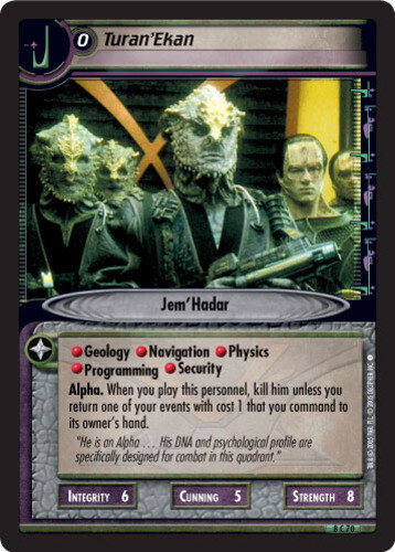Star Trek 2E: Turan'Ekan [Ungraded] To Boldly Go STCCG Decipher 2E - Picture 1 of 1
