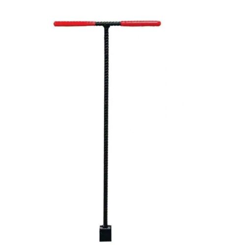 Unbranded 28 in. Solid Steel Water Meter Valve Key with Grips