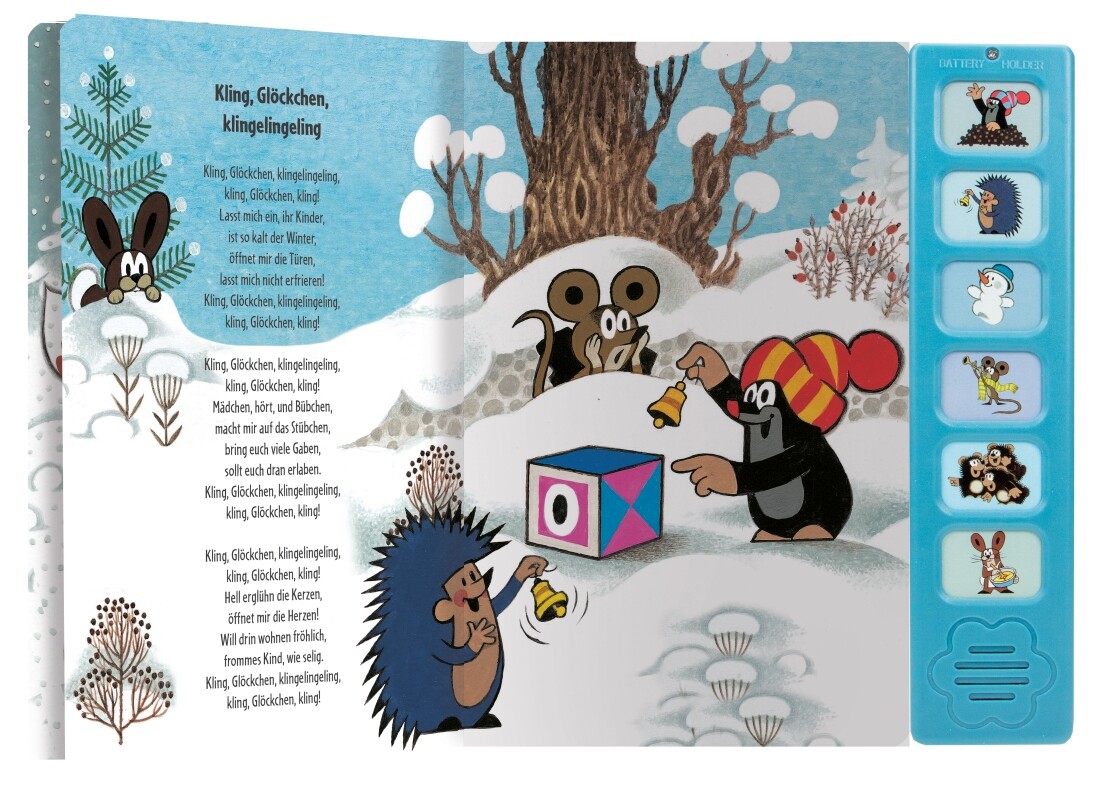 Thumbnail - Weihnachtslieder Soundbuch ""der Kleine Maulwurf"" Zdenek Miler