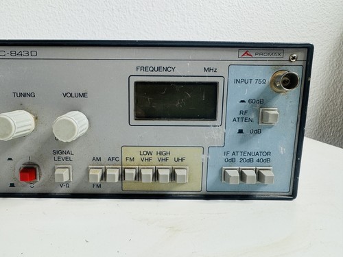MEDIDOR DE CAMPO PROMAX MODELO MC-843D - Imagen 4 de 12