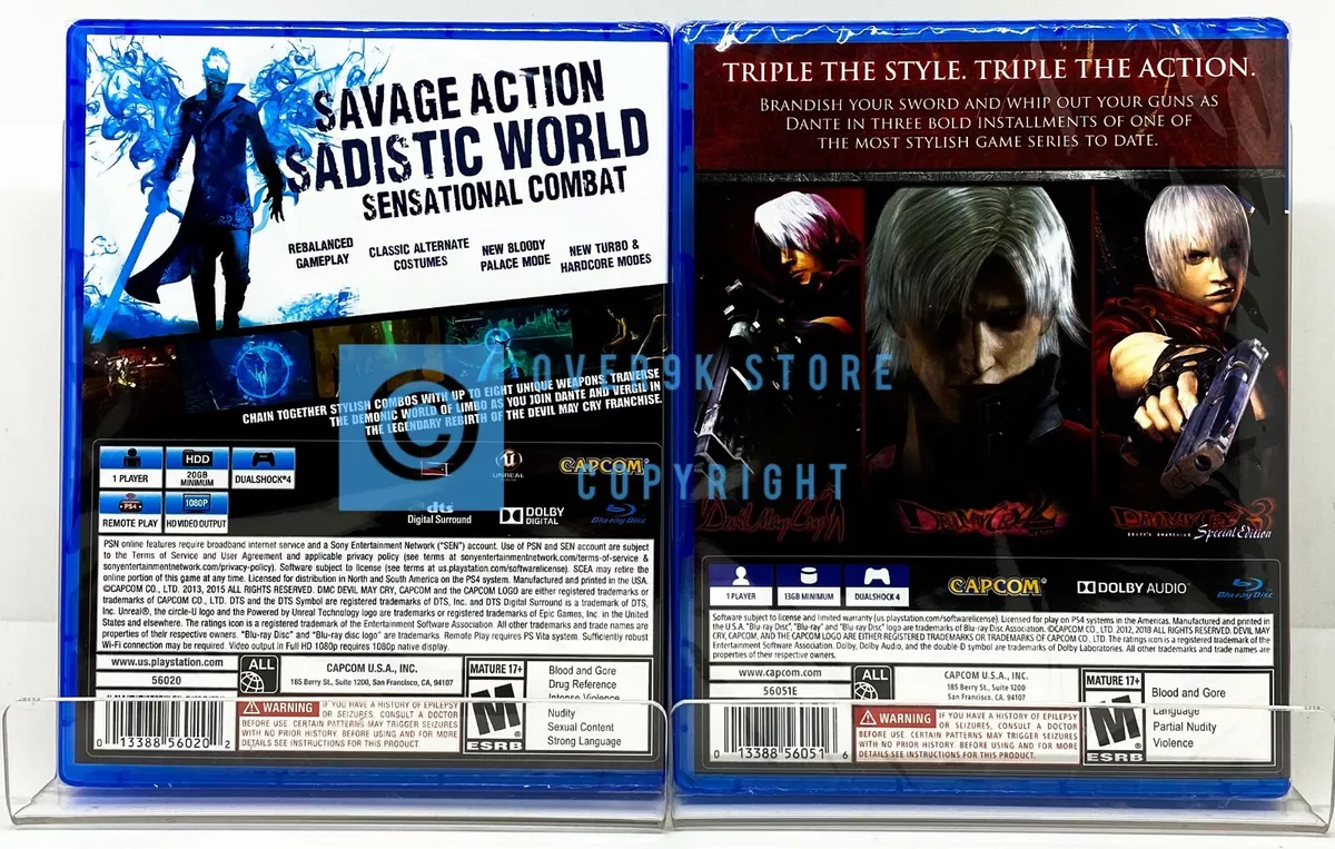 Devil May Cry HD Collection PS4