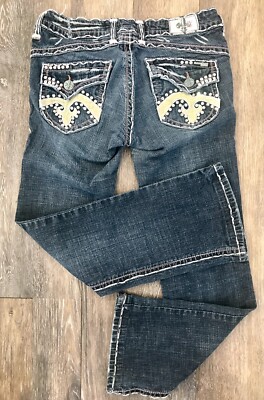 LAGUNA BEACH Jeans SZ 30 (ALTERED to a Smaller Waist) CRYSTALS