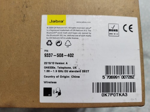 Jabra GN9330e Professional Wireless Headset, Brand New, Missing Parts - Picture 3 of 7