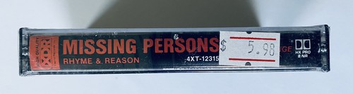 Missing Persons Rhyme & Reason Cassette Tape Right Now Give 80s Synth Pop NOS - Picture 3 of 4