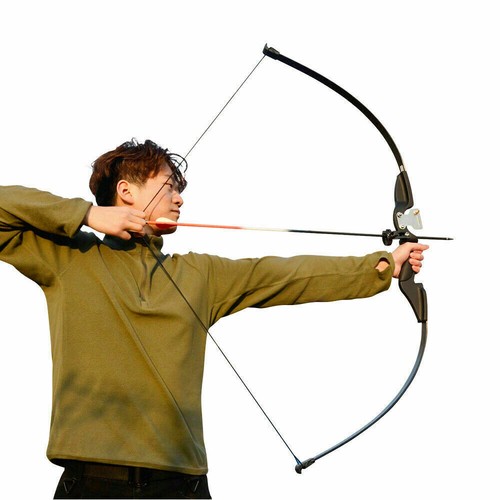 30 Pfund 51 Zoll Bogenschießen Bogen Pfeil Anfänger Ziel Übung Training Jagd Schießen - Bild 7 von 8