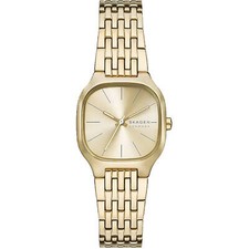 Skagen Women's Watch Mellem Lille Gold Dial Plated Steel Bracelet SKW3162