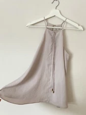 Womens River Island Lilac Pale Purple Cami Vest Top Size 8