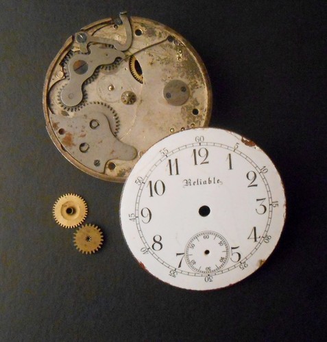 Orologio da tasca affidabile movimento Swiss Perret 1910 - Foto 3 di 6
