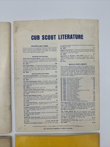 1970’s Cub Boy Scouts Of America Den Pack Activities Crafts Books Memorabilia - Picture 17 of 20