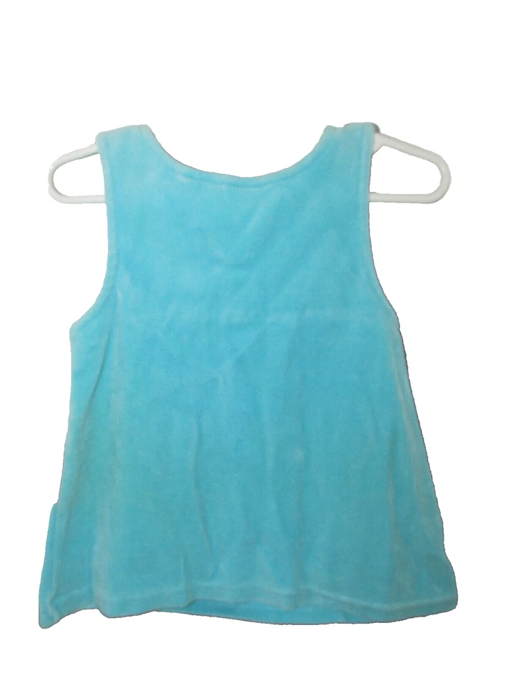 Kid Connection DRESS cotton/poly velour sleeveless 24 M (L 3) Foto 2 de 4