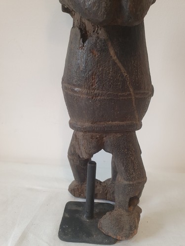Janiform männlich/weiblich Jenjo Umstandsfigur. Selten, gebraucht, sehr alt. 57cm. Nigeria - Bild 15 von 24