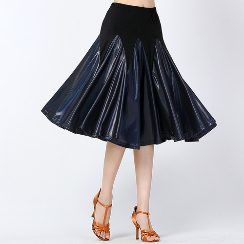 Damen Tanz Rock Tanzkleidung Swing Tango Latein Rumba Salsa Ballsaal Rock glänzend - Bild 14 von 16